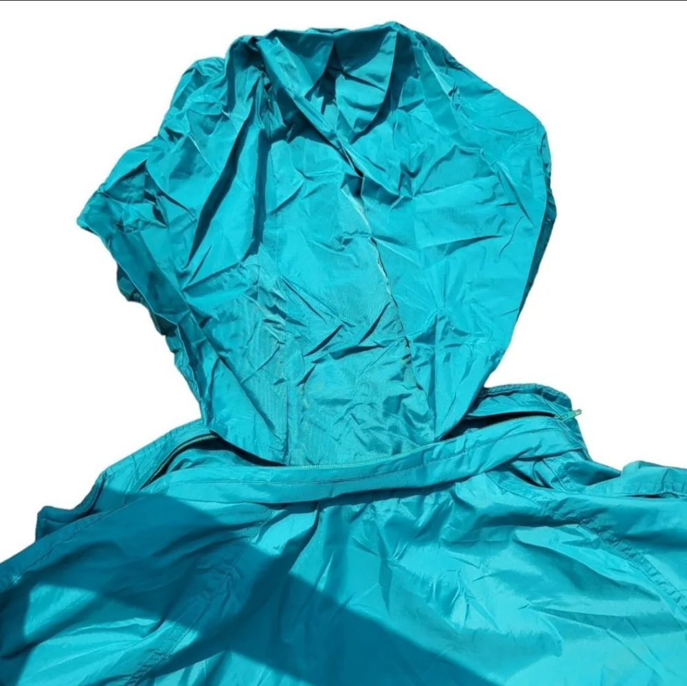 Vintage Teal Woolrich Windbreaker Men's Jacket Size Large